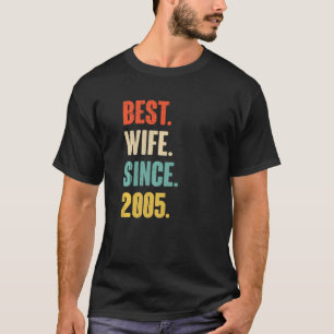 17 Year Wedding Anniversary For Her Best Wife Sin T-Shirt