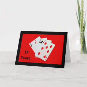17 Years Is A Big Deal! Anniversary Card