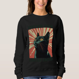 17 Years Old Gift Vintage 2008 Cat Lover 17th Birt Sweatshirt