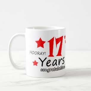 17th anniversary, 17 Years Wedding Anniversaries Coffee Mug
