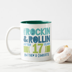 17th Anniversary Personalised Mug Gift