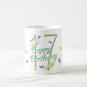 17th Birthday Butterfly Dance Mug