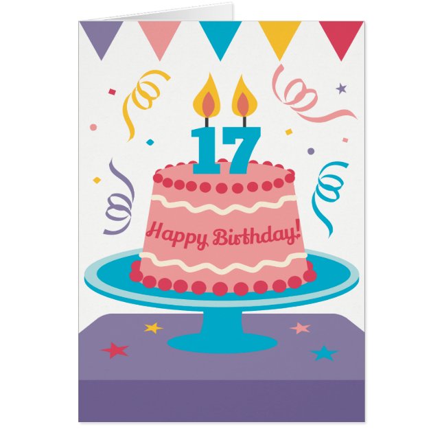 17th Birthday Cake (Front)