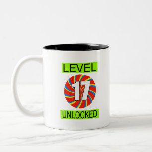17th Birthday Computer Gamer Two-Tone Coffee Mug