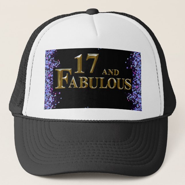 17th Birthday  Trucker Hat (Front)