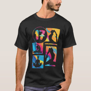 17th Birthday Yoga Lover 17 Year Old Girl Woman T-Shirt