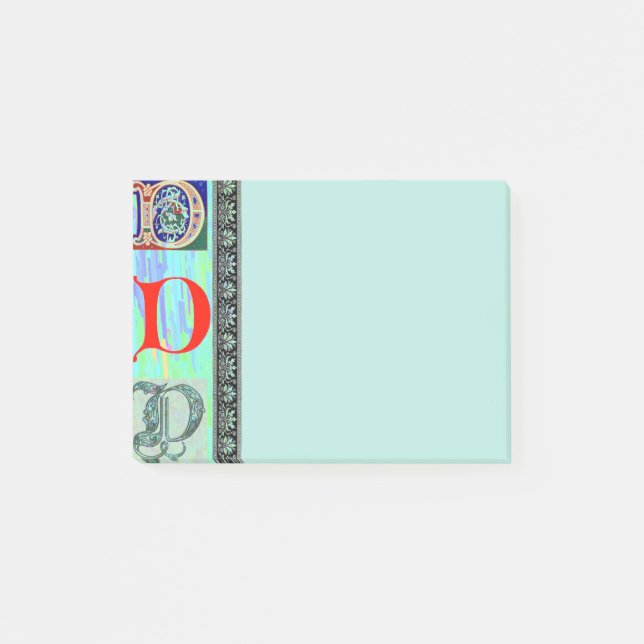 17th Century Letter D Post-it Notes (Front)