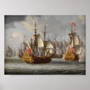 17th century, Royal Navy Poster