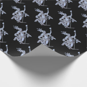 17th century soldier print wrapping paper