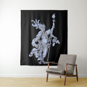 17th century soldier tapestry