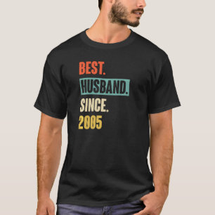 17th Wedding Aniversary For Him Best Husband Sinc T-Shirt