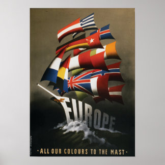 17x24 Poster supporting Marshall Plan, 1947