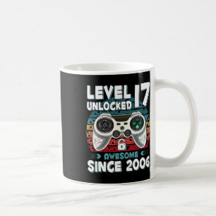 17yr Bday Son Boy Funny Gamer 17th 17 Year Old Bir Coffee Mug