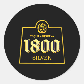 1800 Tequilas Relaxed Classic Round Sticker