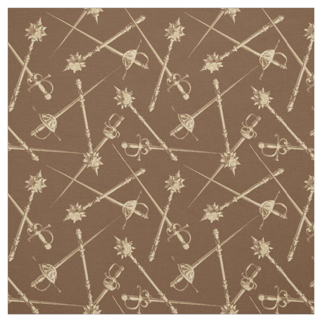 1800s Melee Weapons, Hazelnut Brown Fabric (Swatch)
