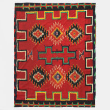 1800's NAVAJO INDIAN HORSE SADDLE BLANKET REPRINT