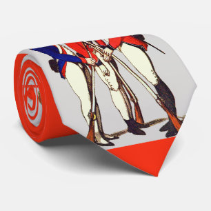 1803 London volunteer soldiers print Tie