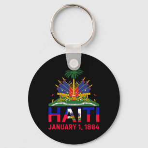 1804 Haiti Island Cute Haiti Date Of Independence Key Ring