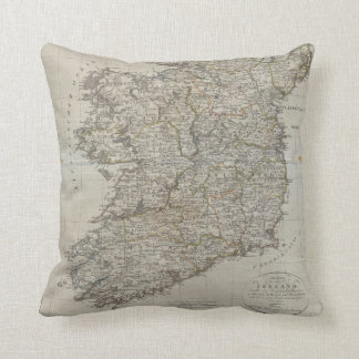 1804 Map of Ireland Cushion