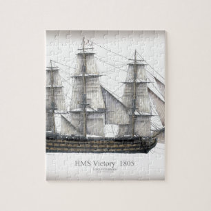 1805 Victory ship Jigsaw Puzzle