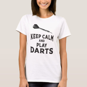 180 Darts Dart Dartboard Keep Calm Game Funny Gift T-Shirt