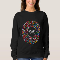 180 Flags,World Flags,World map with flags.