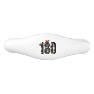 "180 in 3D: The Ultimate Darts Dimension" Ceramic Drawer Pull