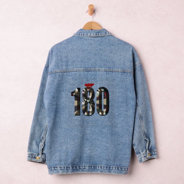 "180 in 3D: The Ultimate Darts Dimension" Denim Jacket (Hangar)