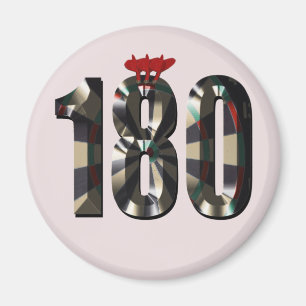 "180 in 3D: The Ultimate Darts Dimension" Magnet