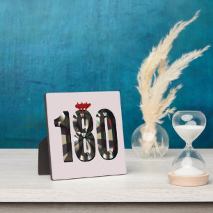"180 in 3D: The Ultimate Darts Dimension" Plaque