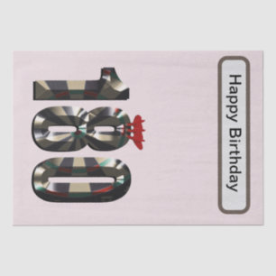 "180 in 3D: The Ultimate Darts Dimension" Tissue Paper