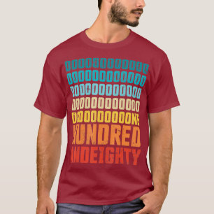 180 Retro Vintage Darts Gift for Dartist T-Shirt