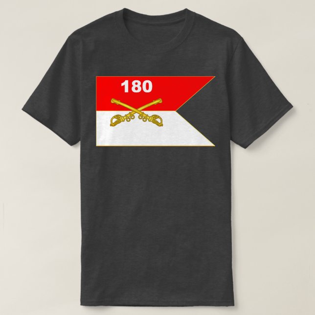 180th Cavalry Regiment Guidon T-Shirt (Design Front)