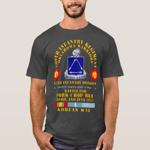 180th Infantry Regiment 45th ID Battle Pork Chop H T-Shirt