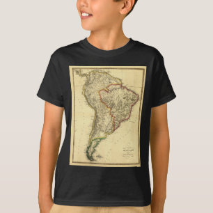1817 Map of South America T-Shirt