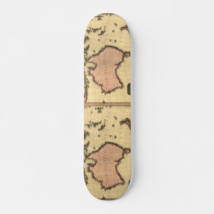 1818 Australasia Map - Australia, New Zealand Skateboard