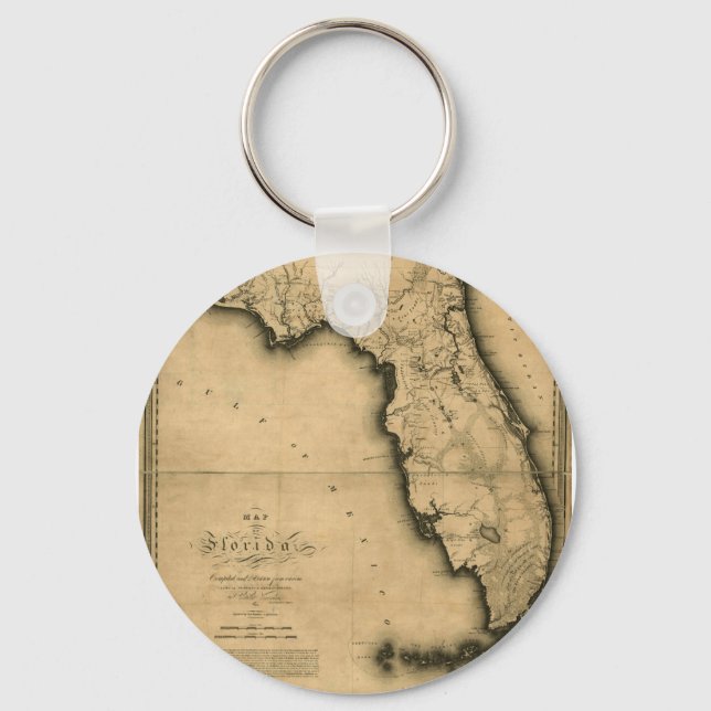 1823 Map of Florida Key Ring (Front)