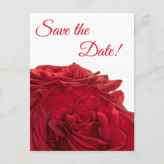 1824-Red Roses Invitation Postcard