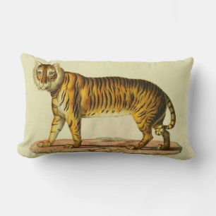 1824 tiger print lumbar cushion