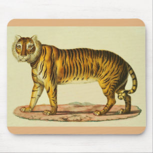 1824 tiger print mouse pad
