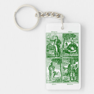 1831 Races of Mankind Key Ring