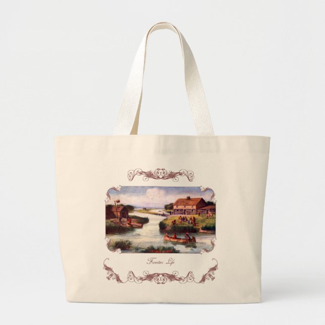 1833 Chicago Frontier Tote Bag (Front)