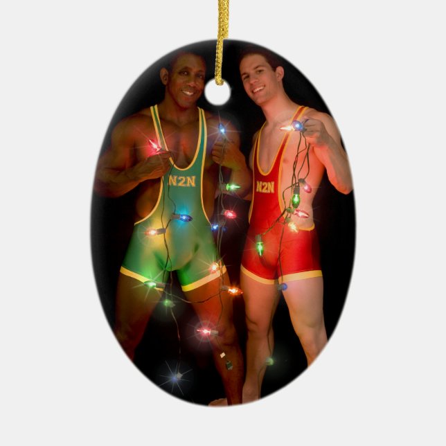 18346 Christmas Ceramic Tree Decoration (Front)