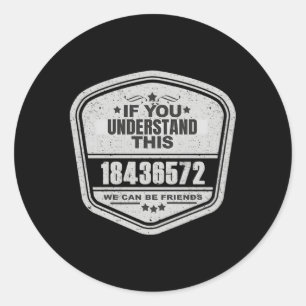 18436572 Awesome V8 Firing Order Car Enthusiast Classic Round Sticker