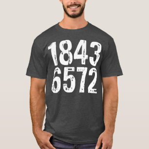 1843 offensive adult humour T-Shirt
