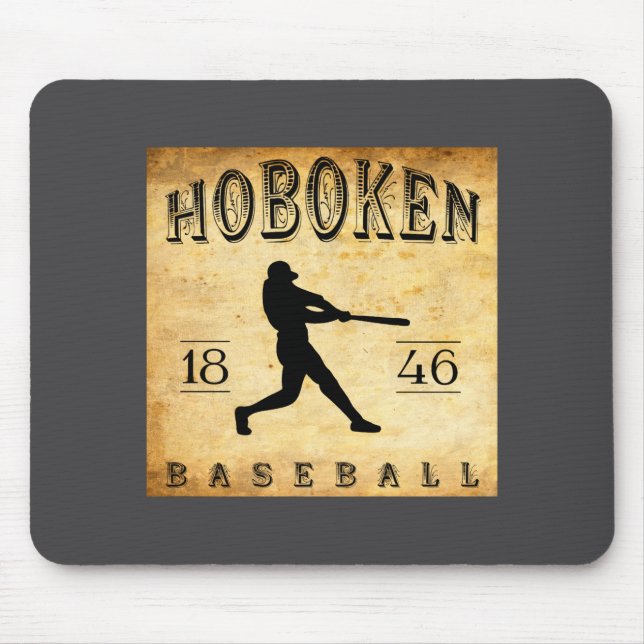 1846 Hoboken New Jersey Baseball  Mouse Pad (Front)