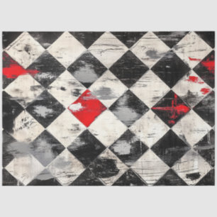 1854-Harlequin Bleeding Tissue Paper