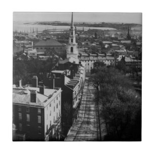 1859: A view of Boston from the State House Tile