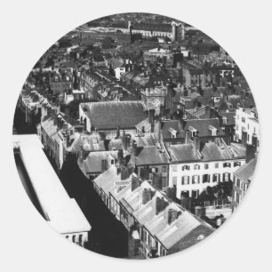 1859:  The city of Boston, Massachusetts Classic Round Sticker