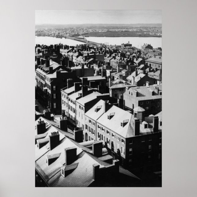 1859: The city of Boston, Massachusetts Poster (Front)